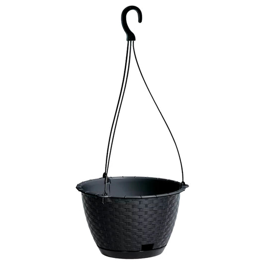 Macetero Colgante Ratolla Round W 4,85l., Dimensiones (mm) 243x243x160, Color Antracita_0