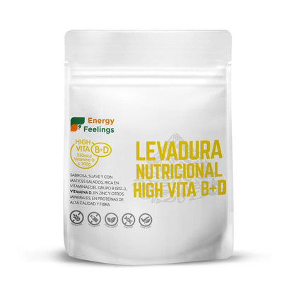 Pack 2x Energy Feelings levedura nutricional rica em vitamina D 1 kg