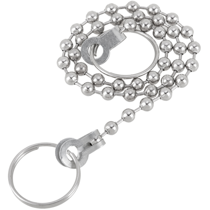 Cadena De Bolas Cromada Para Tapón De Desagüe Cocina O Baño Con Anillas De 45cm_1