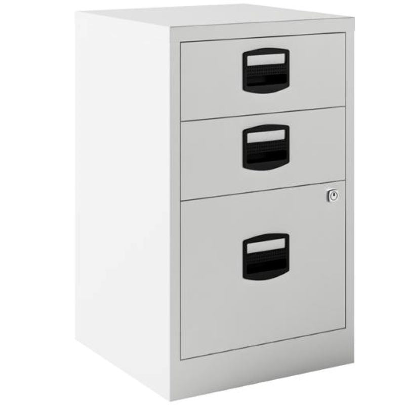 Cajonera Bisley Pfa 2 Cajones Personales, 1 Cajón Archivo. Fija 40cm Gris_0