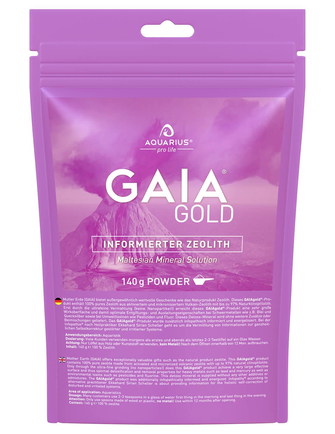 Aquarius Pro Life - Zeolita Pura 140g Polvo Detox_1