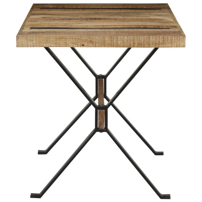 Mesa De Comedor Madera De Mango Rugosa 140x70x76 Cm_1