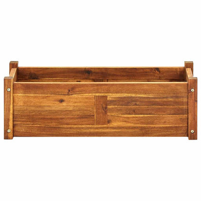 Arriate De Madera De Acacia 76x27,6x25 Cm_3