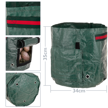 Bolsas De Cultivo Para Jardín 34 X 35 Cm 3 Unidades_1