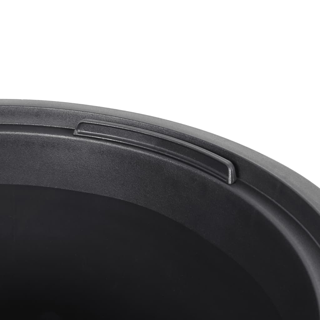 Macetero Interior Extraíble Pp Aspecto Estriado Moca 18/45 L_4