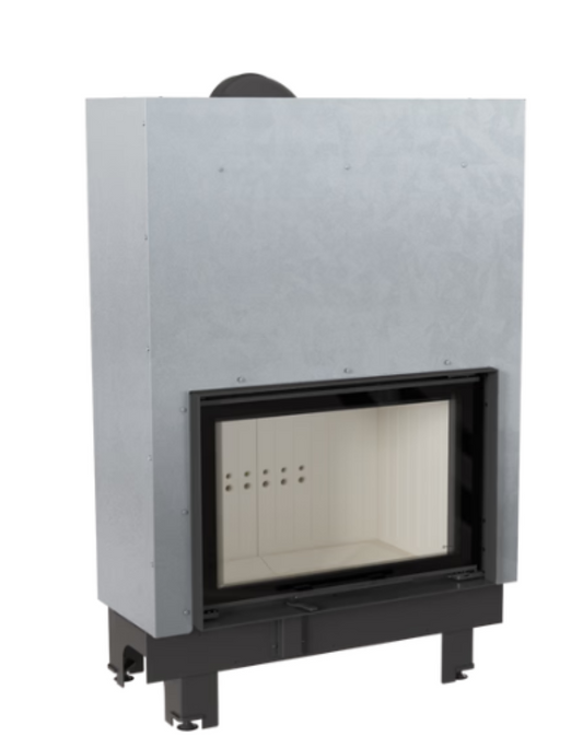 Bricosol Chimenea De Leña De Acero Kratki Mbo 15 Kw Ø 200 Puerta Elevable_0