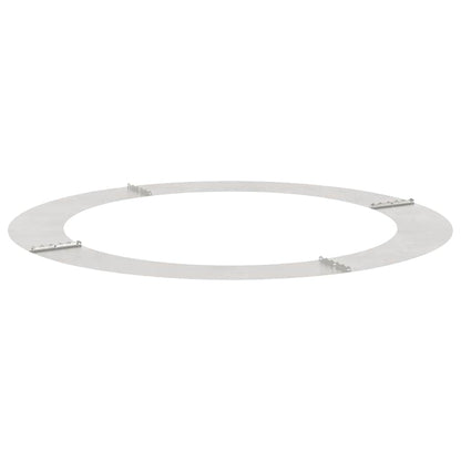 Adecuado Para Anillos De Árbol Plano 5 Uds. Plateado Ø90/120 Cm_3