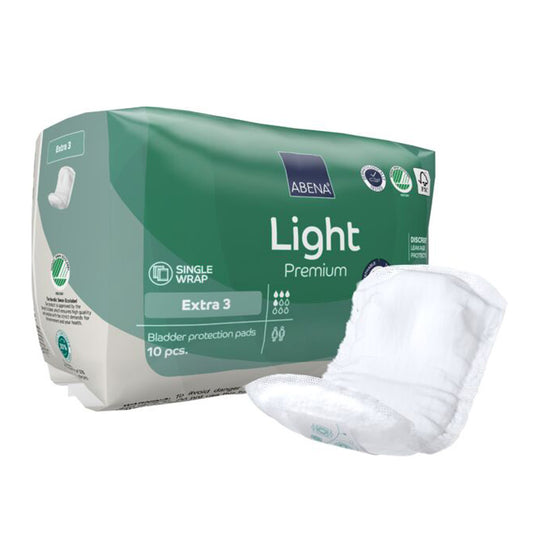 Pensos para incontinência ABENA Light Extra, 10 unidades