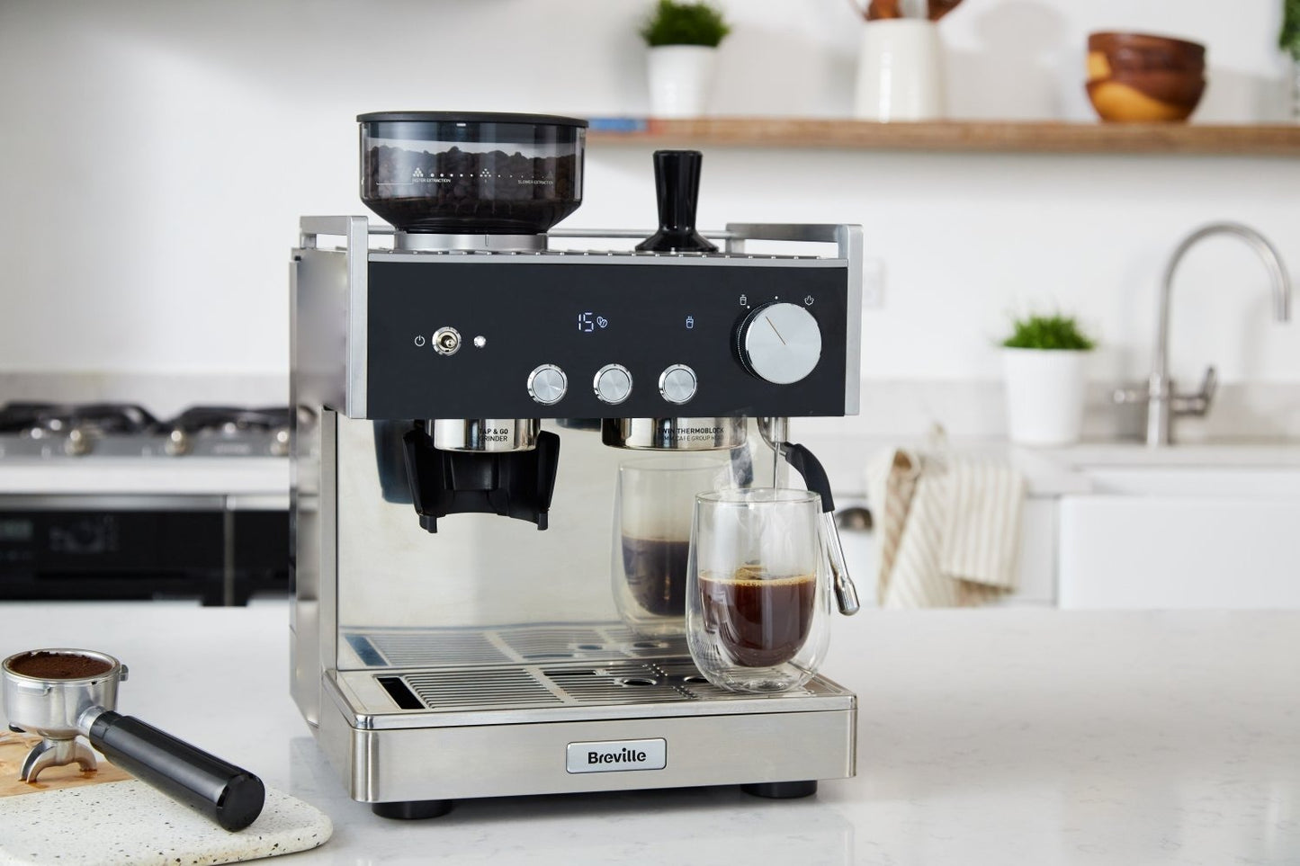 Máquina de café expresso automática Breville Barista Signature
