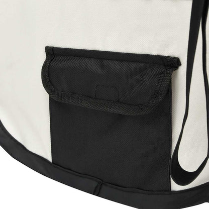Parque De Perros Plegable Y Bolsa Transporte Negro 145x145x61cm_5