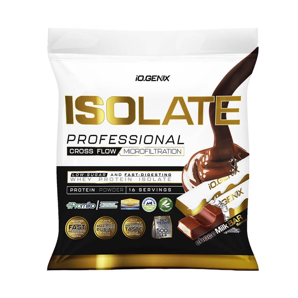 Isolate Profesional - 500g - Chocolate Con Leche - Proteína De Aislado De Suero Isolate - Io.genix_0
