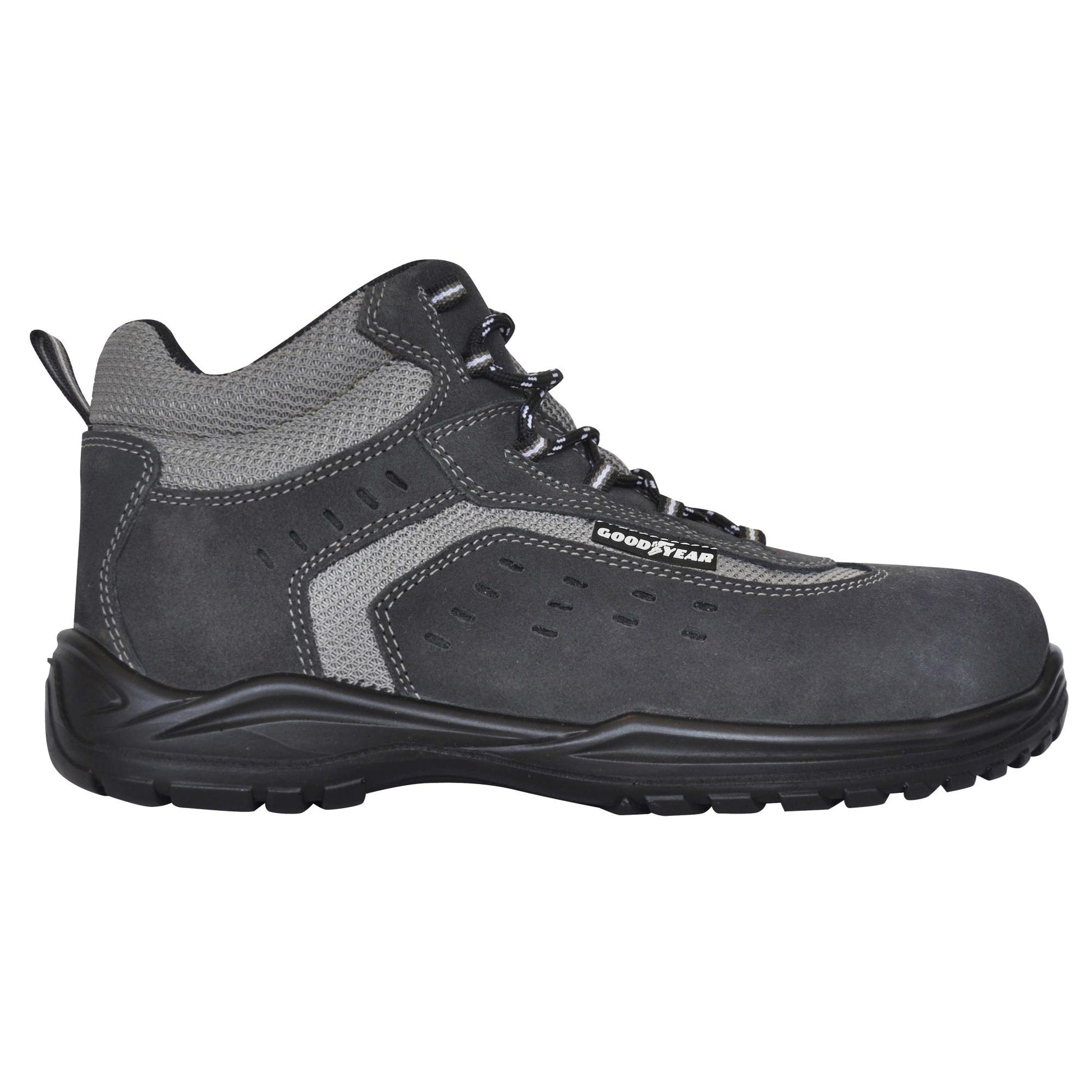 Goodyear Botas De Seguridad Piel Serraje Color Gris Talla 36_0