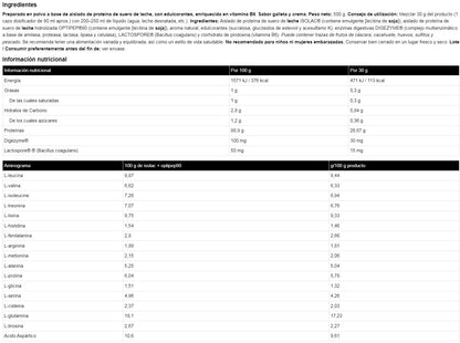 Isoluxe Cfm - 500g - Cookies &amp; Cream - Proteína De Aislado De Suero Isolate - Io.genix_5