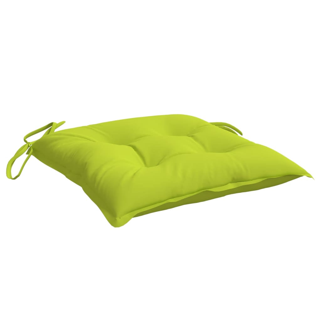Vidaxl Cojines De Silla De Jardín 2 Uds Tela Oxford Verde 50x50x7 Cm_3