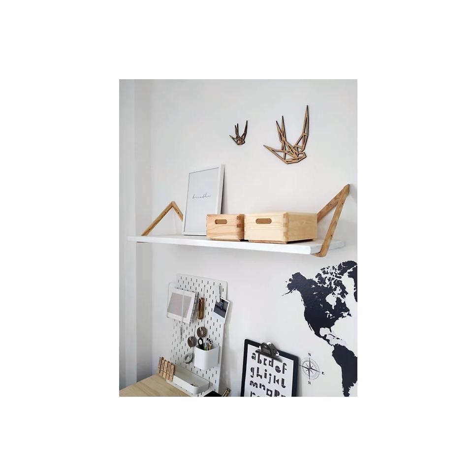 Balda mural Triangle 90x25 cm