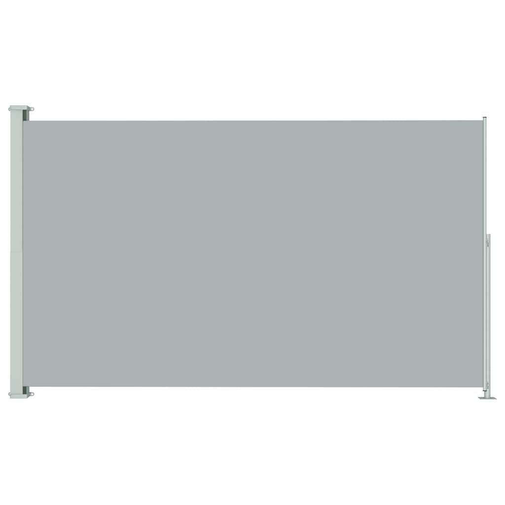 Vidaxl Toldo Lateral Retráctil De Jardín Gris 180x300 Cm_0