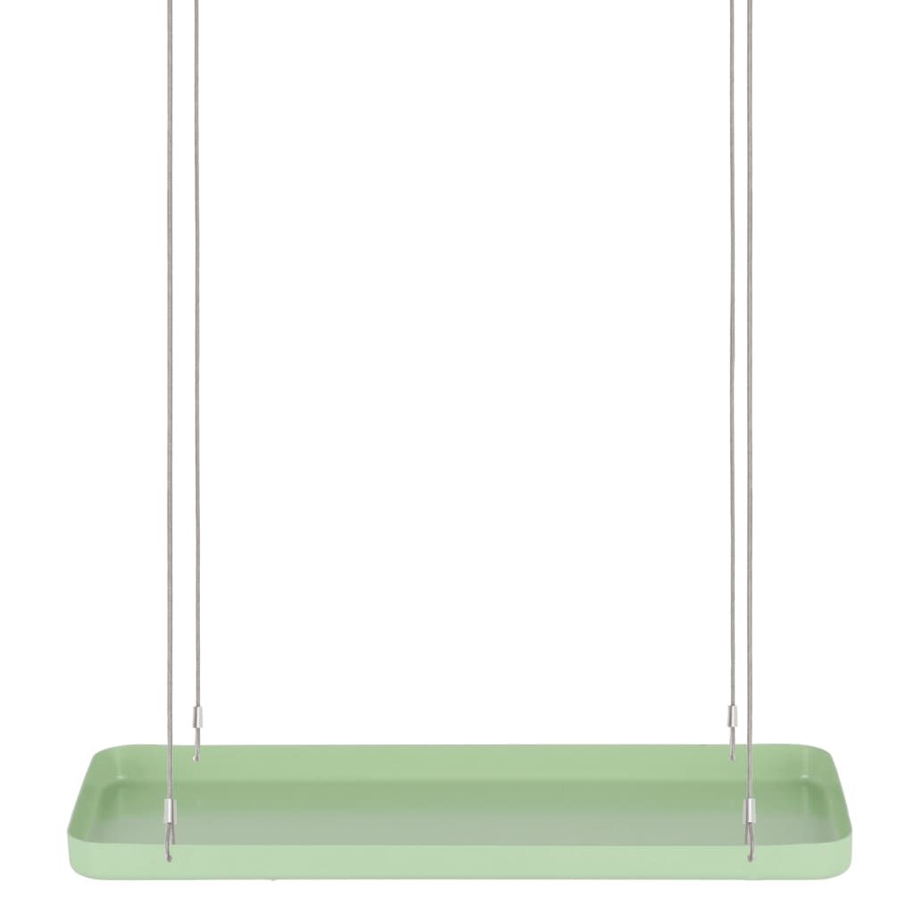 Esschert Design Bandeja Colgante Para Plantas Rectangular Verde S_0