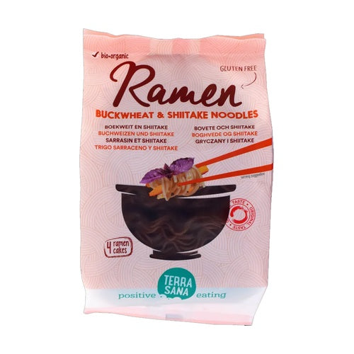 Ramen de trigo sarraceno e cogumelos shiitake Terrasana 280 g