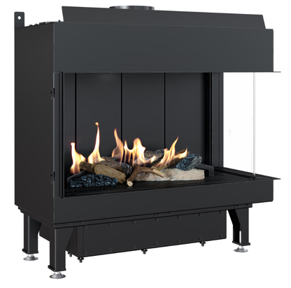 Bricosol Chimenea De Gas Kratki Leo 70 Derecha Propano ∅ 100/150 4,8 Kw_0