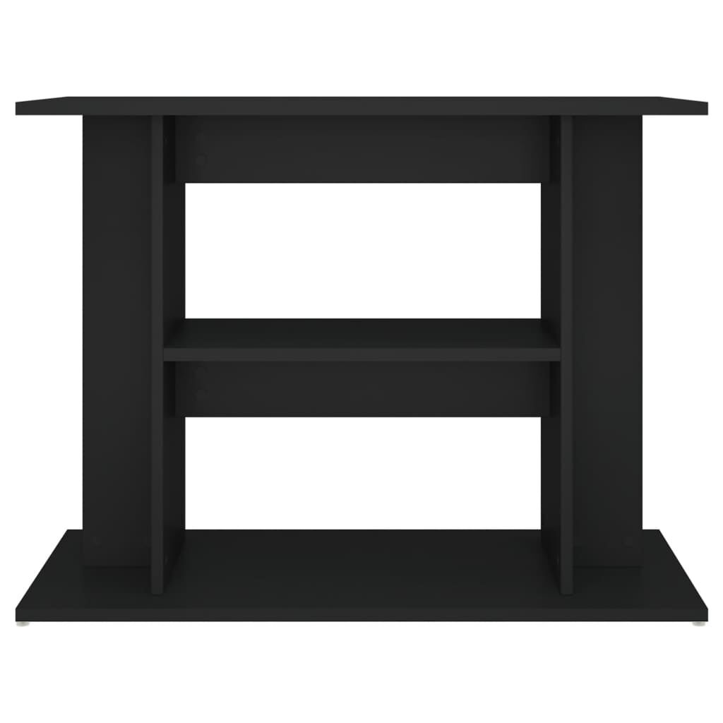 Vidaxl Soporte Para Acuario Madera De Ingeniería Negro 80x35x60 Cm_3