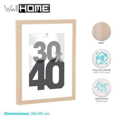 Well Home Marco De Fotos Natural 30x40cm_1