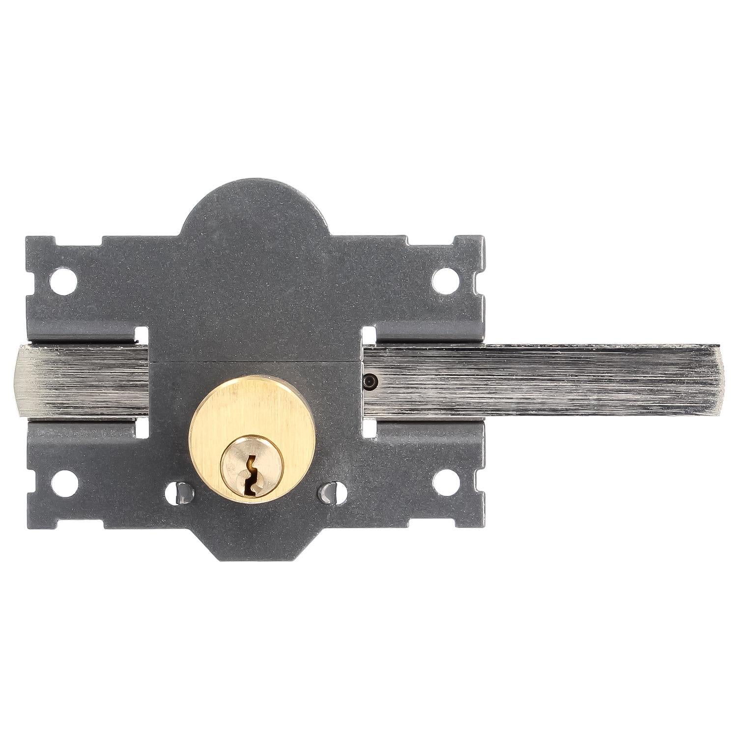 Cerrojo B-3 Llave Y Pulsador Pasador De 161mm Cilindro Redondo De 70mm_1