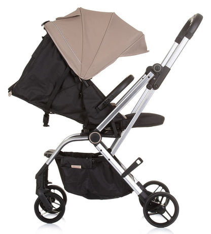 Silla De Paseo Hasta 22 Kg Y Rotación 360º Twister Macadamia_4