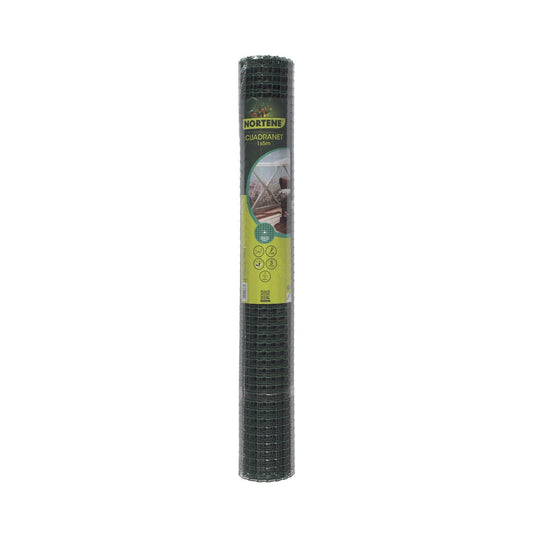 Malla Plastica Cuadrada Cuadranet 20 Mm 1x5 M Verde Nortene_0
