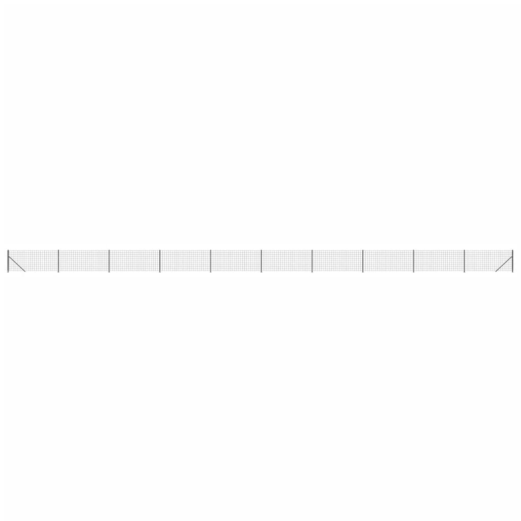 Cerca De Alambre Con Brida Gris Antracita 1,1x25 M / Vetonek_0