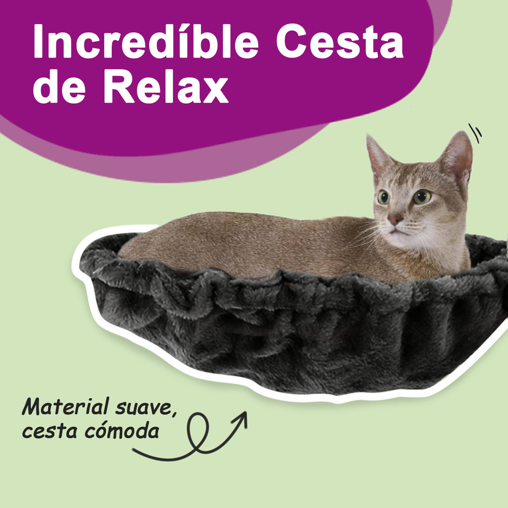 Vidaxl Rascador Para Gatos Con Postes De Sisal Gris Oscuro 171 Cm_3