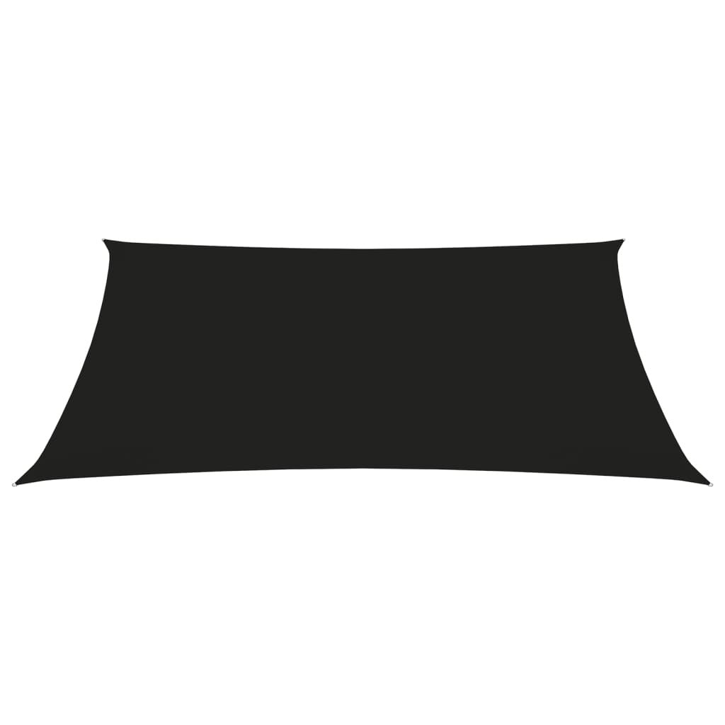 Vidaxl Toldo De Vela Trapezoidal De Tela Oxford Negro 4/5x4 M_1