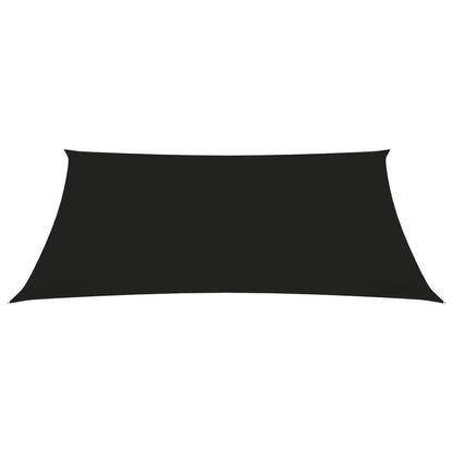 Vidaxl Toldo De Vela Trapezoidal De Tela Oxford Negro 4/5x4 M_1