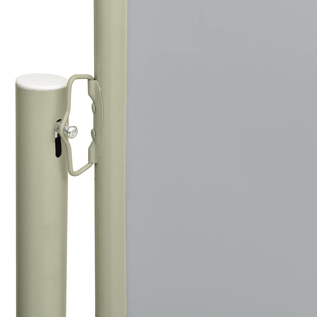 Vidaxl Toldo Lateral Retráctil De Jardín Gris 117x300 Cm_4