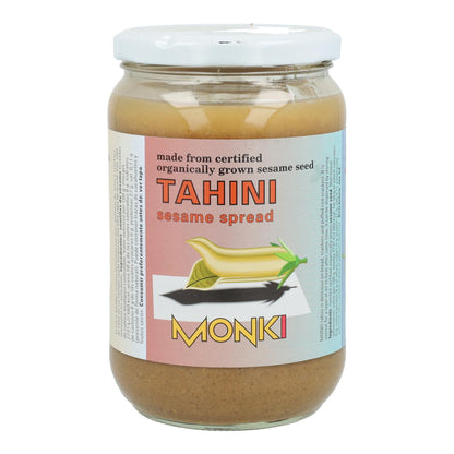 Tahini torrado sem sal biológico Monki 330 g