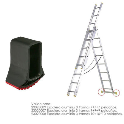 Contera Escalera Larguero Aluminio Industrial 10+10+10 / 9+9+9 / 7+7+7 Peldaños Version 2019_1
