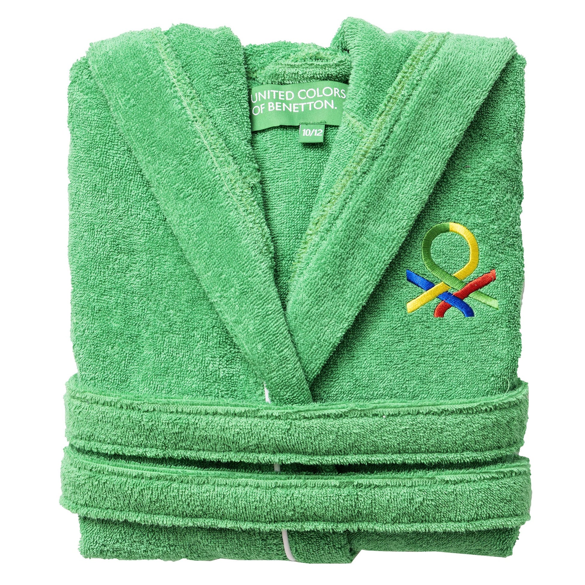 Albornoz De Niños 7-9 Años 380gsm 100% Algodón Verde Kids_0
