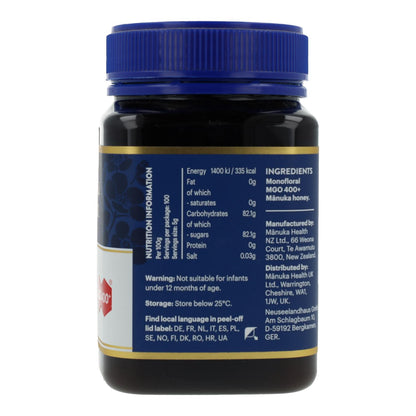 Mel de Manuka (MGO 400+) Manuka 500 gr