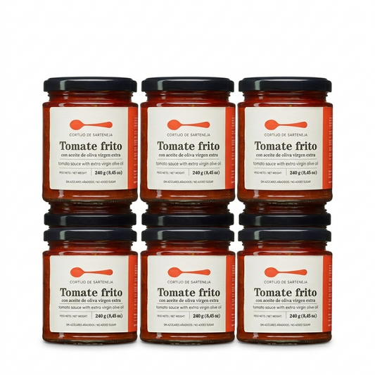 Salsa De Tomate Frito Natural Sin Azúcar Añadido 240 G 6 Unidades_0