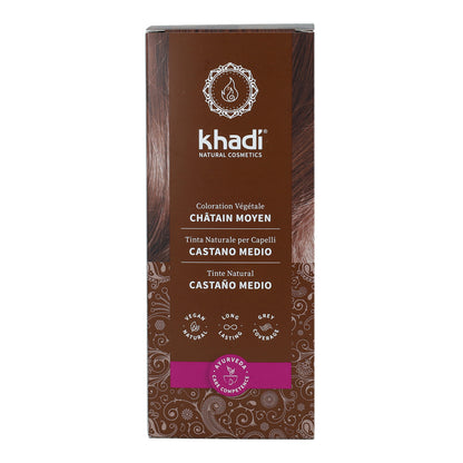 Corante natural Khadi castanho médio 100 g