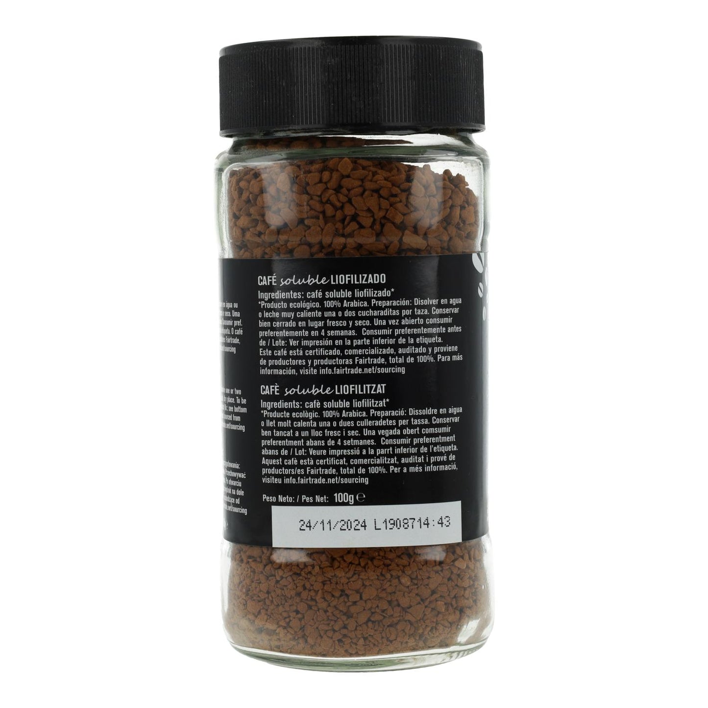 Café instantâneo liofilizado Bio Alternative, 100g