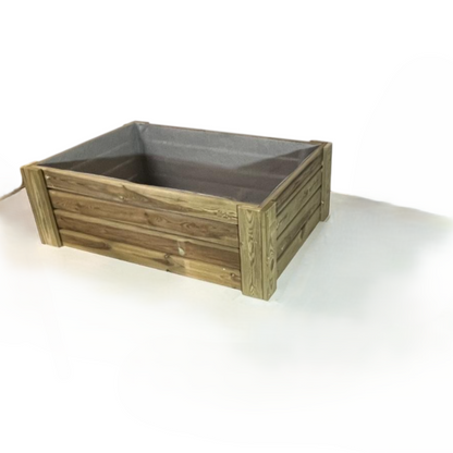 Cajón De Cultivo Natura. Altura De 40 Cm. Sin Base. Vidahuerto 120x100x40 Cm._1