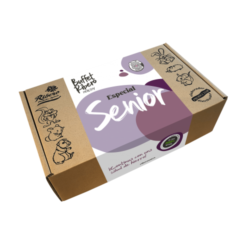 Ribero Healthy Senior Buffet para coelhos e roedores adultos