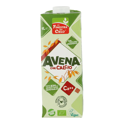 Pack de 6 x Bebida de Aveia com Cálcio La Finestra Sul Cielo 1 L