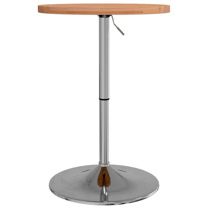 Mesa Alta De Madera Maciza De Haya Ø50x90,5 Cm_3
