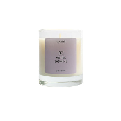 Vela Aromática 200gr Jazmín Blanco Scalpers_2