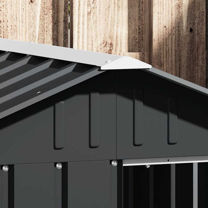 Casa Perros Acero Galvanizado Gris Antracita 116,5x153x81,5 Cm_3
