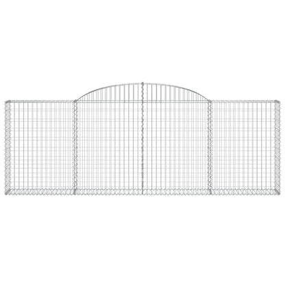 Cestas De Gaviones 13 Uds Forma Arco Hierro 300x30x100/120 Cm_3