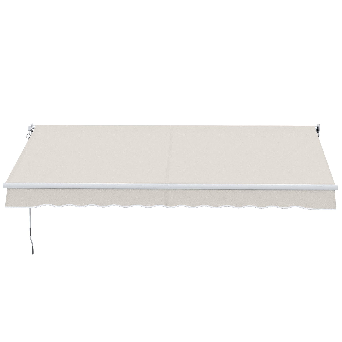 Outsunny Toldo Manual Retráctil Con Manivela 200x295 Cm Protección Solar Uv50+_3