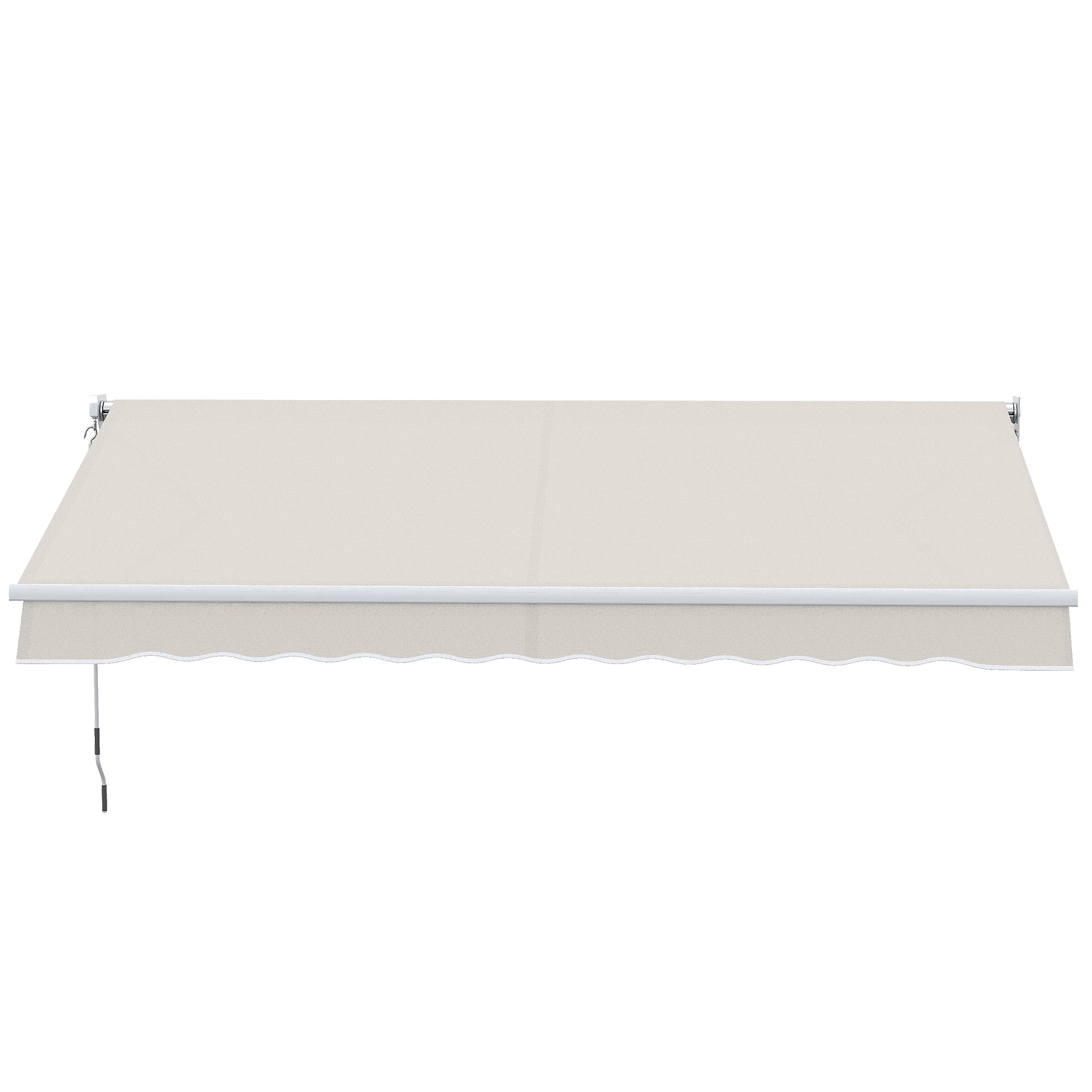 Outsunny Toldo Manual Retráctil Con Manivela 200x295 Cm Protección Solar Uv50+_3