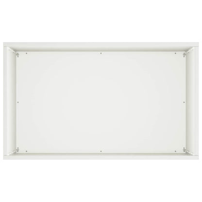 Macetero De Jardín Blanco 40 X 30 X 75 Cm_3